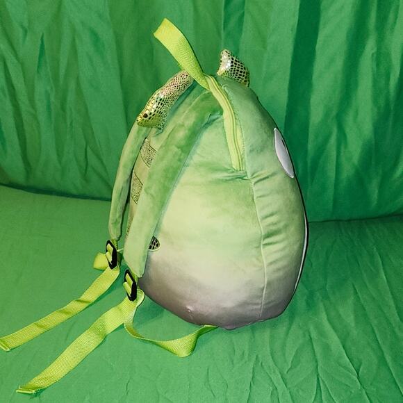BLACK FRIDAY SALE - Squishmallows Denton The Chameleon Kids Bag NWT 12" Series 2 - Picture 6 of 7